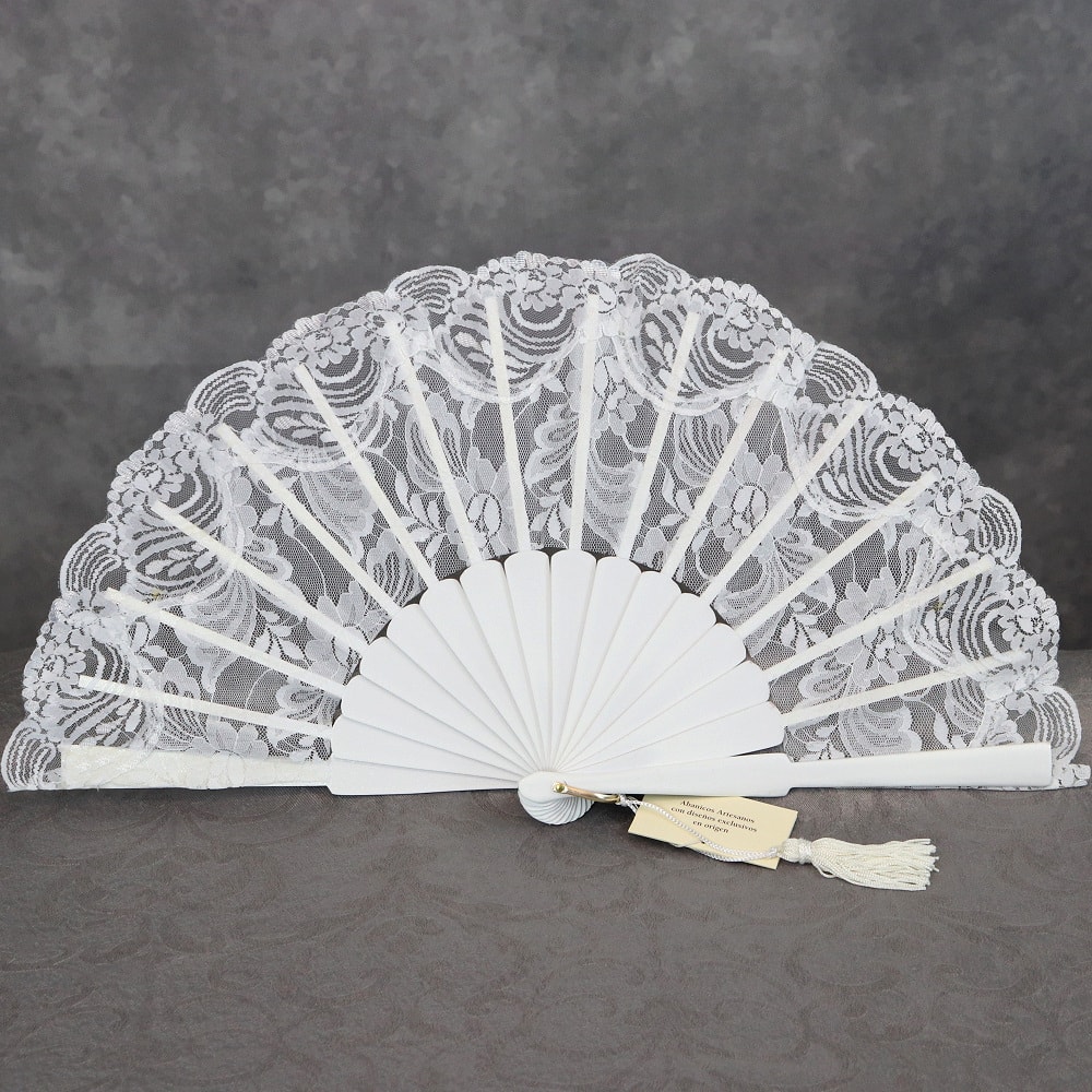 lace wedding fan