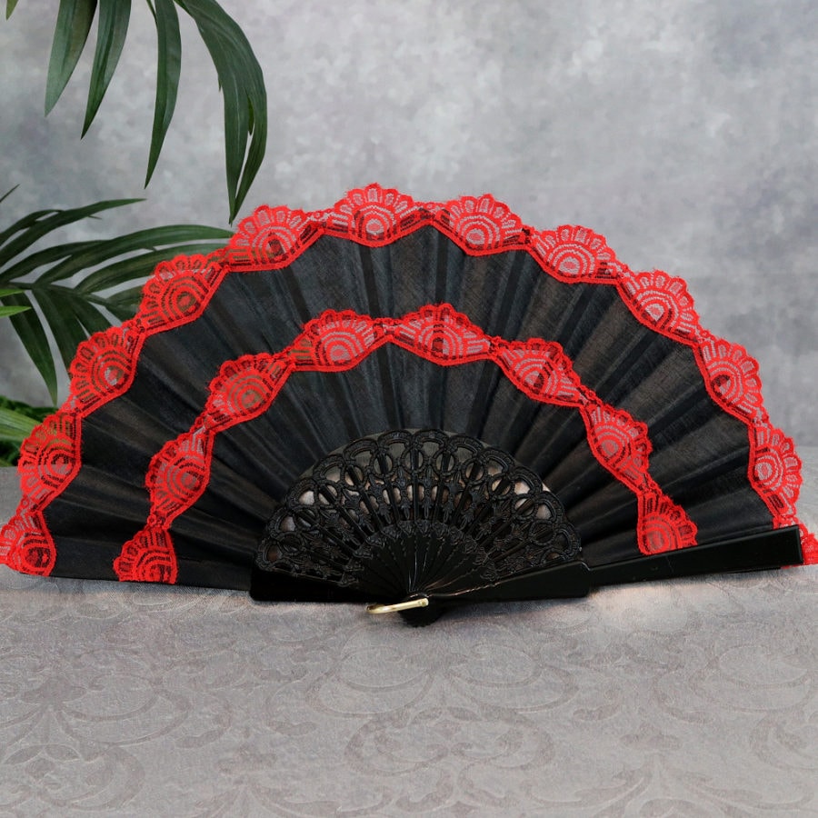 Spanish Painted Carved Fan | Hand Crafted in Valencia, Spain