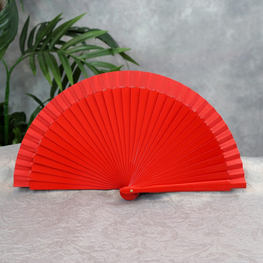 Solid Color Wood Fans | Hand Crafted in Valencia, Spain