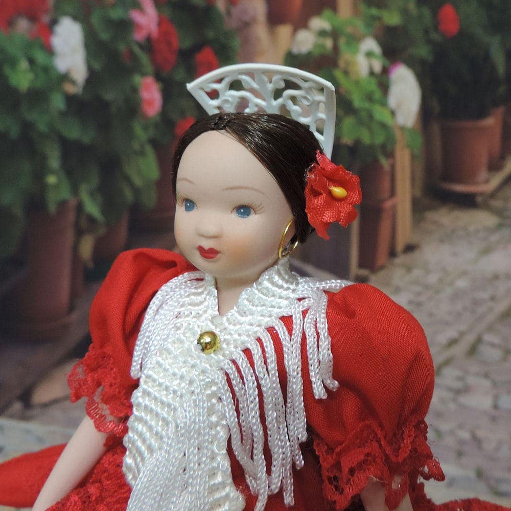 small spanish porcelain doll